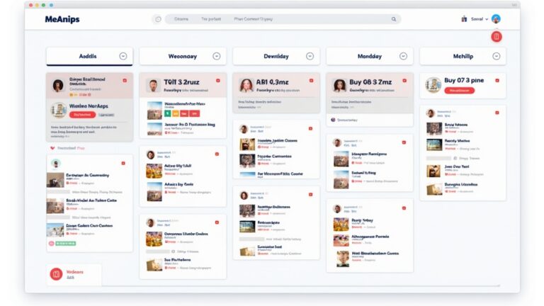 social media content calendar