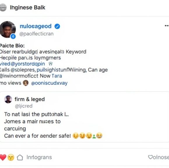 Instagram bio optimization