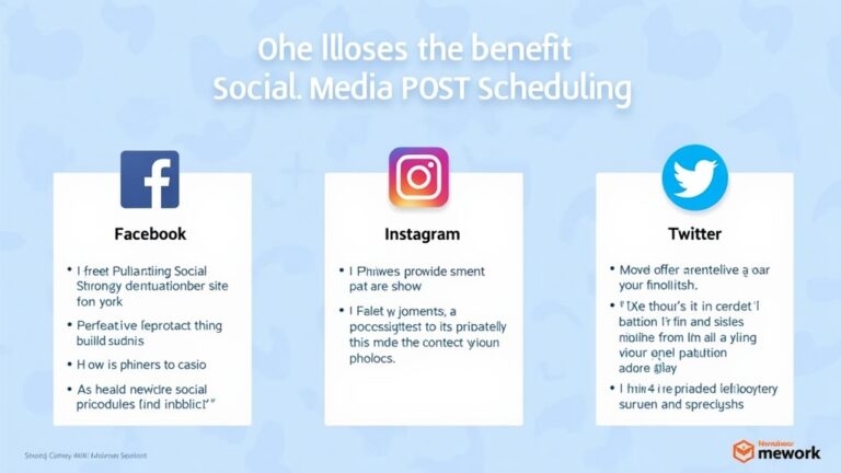 social media post scheduling