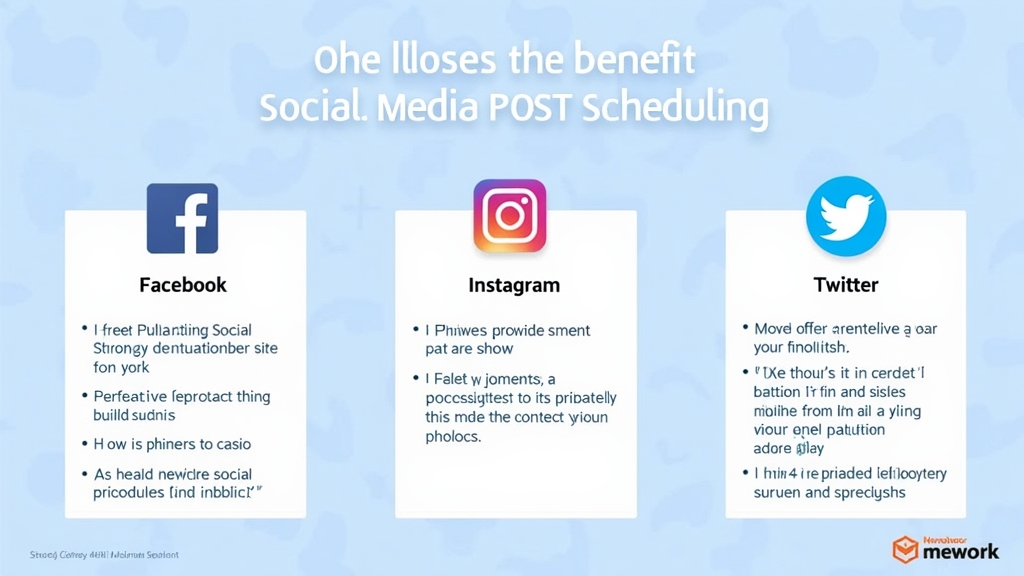 Social Media Post Scheduling: Master Your Marketing Strategy social media post scheduling